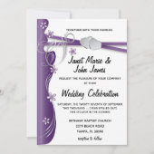 Amethyst Paars en Silver Kaart (Voorkant)