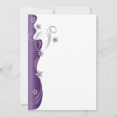 Amethyst Paars en Silver Kaart (Achterkant)