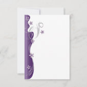 Amethyst Paars en Silver Save The Date (Achterkant)