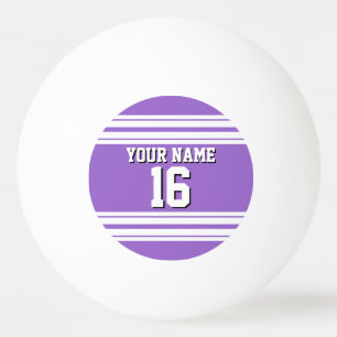 Amethyst Paars Wht Team Jersey Pingpongballen