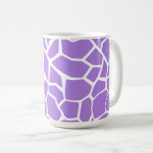 Amethyst Paarse Giraffe — Dierendruk Koffiemok (Voorkant rechts)