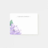 Amethyst Peony | Gepersonaliseerd Post-it® Notes (Voorkant)