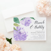 Amethyst Peony | Uitnodiging Vrijgezellenfeest Bru