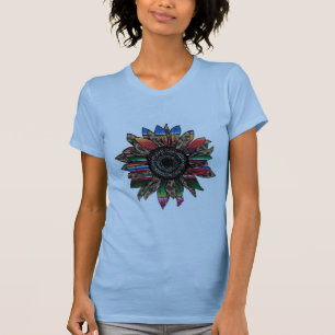 Amethyst Raine Design Colorful Sunflower Shirt