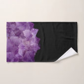 Amethyst Raw Stones Bad Handdoek (Handdoek)