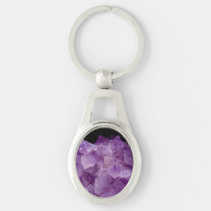Amethyst Raw Stones Sleutelhanger