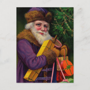Amethyst Santa Briefkaart