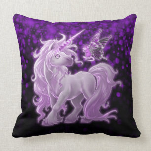 Amethyst Sparkle roze Unicorn Kussen