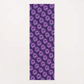 Amethyst tegen middernacht yogamat (Voorkant)