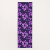 Amethyst tegen middernacht yogamat (Achterkant)