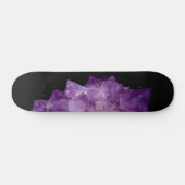 Amethyst Uncut Stones Skateboard (Horizontaal)