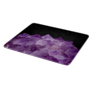 Amethyst Uncut Stones  Snijplank