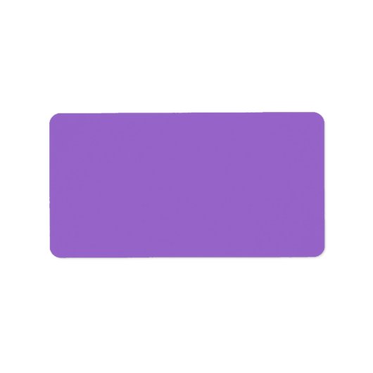 Amethyst (vaste kleur) etiket (Voorkant)