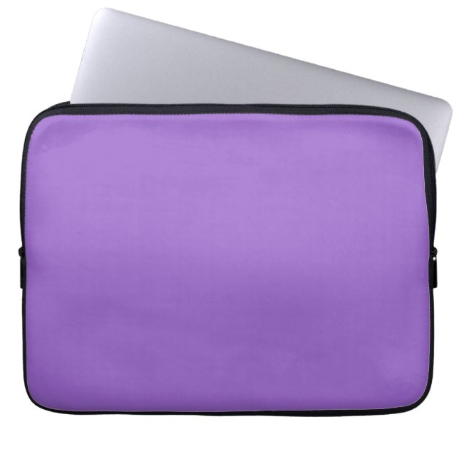 Amethyst (vaste kleur) laptop sleeve (Voorkant)