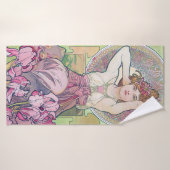 Amethyst (vier juwelen), Alphonse Mucha Badhanddoek (Badhanddoek)