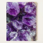 Amethyst violet brillant pierres précieuses Bijoux (Dos)