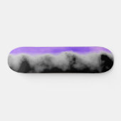 Amethyst White Grey Black Geode Druzy Crystal Skateboard (Horizontaal)