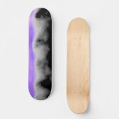 Amethyst White Grey Black Geode Druzy Crystal Skateboard (Voorkant)