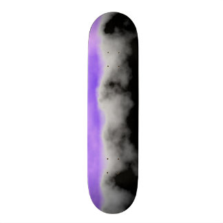 Amethyst White Grey Black Geode Druzy Crystal Skateboard