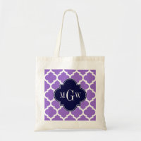 Amethyst Wit Marokkaans #5 Marine 3 Initiele Monog