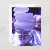 Amethyst Zee Glass Briefkaart (Voorkant / Achterkant)