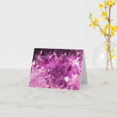 Amethyst zonder been kaart (Gele Bloem)