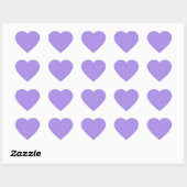 Amethystbloesem Hart Sticker (Vel)
