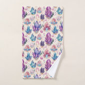 Améthyste Boho & Cristal de Quartz Zen (Serviette à main)