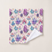 Améthyste Boho & Cristal de Quartz Zen (Gant de toilette)