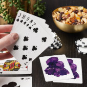 Améthyste Cristal Pierre Dessin Cartes de Jeu (In Situ)