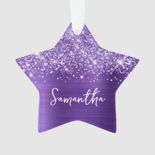 Améthyste Pailletée Violet Nom Star Glam