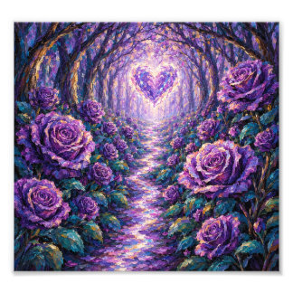 AmethystRosePad Foto Afdruk