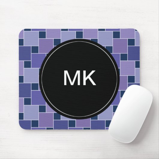 Amethystvierkanten Muismat (Met muis)