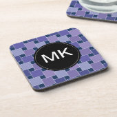 Amethystvierkanten Onderzetter (Linkerzijde)