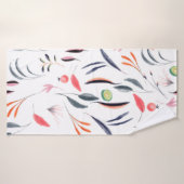Ameublement en nappes d'aquarelle (Serviette de bain)