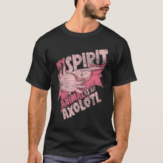 Amfibie Mijn geest Dier is een Axolotl T-shirt