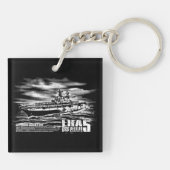 Amfibieschip Peleliu Aif sleutelhanger (Achterkant)