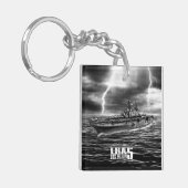 Amfibieschip Peleliu Aif sleutelhanger (Voorkant Links)