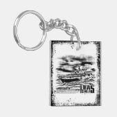 Amfibieschip Peleliu Aif sleutelhanger (Voorkant Links)