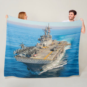 AMFIBISCH AANVALSSCHIP - LHD 2 FLEECE DEKEN