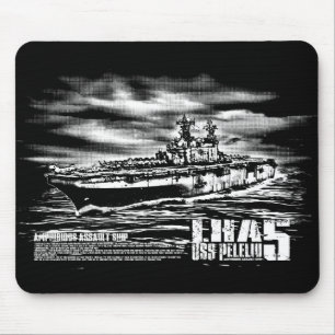 Amfibisch aanvalsschip Peleliu Mousepad Muismat