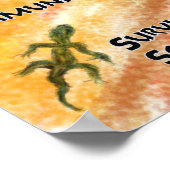 Amfibische autisme: Droge grond Poster (Hoek)