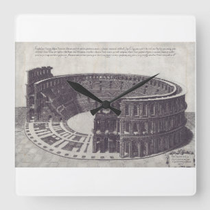 Amfitheater in Verona op Piazza Bra Vierkante Klok