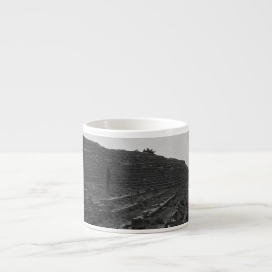 Amfitheater Limestone Quarry op de Krim Espresso Kop (Voorkant)