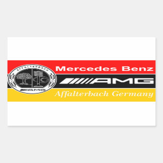 AMG-vlag Rechthoekige Sticker