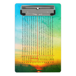 Amhaars alfabet Ethiopische taal Mini Klembord