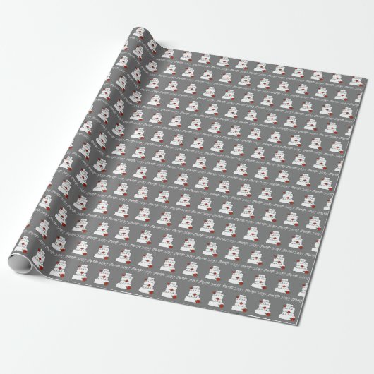 Amhaarse Ethiopische trouwwens የጋብቻስጦ ታ Cadeaupapier (Uitgerold)