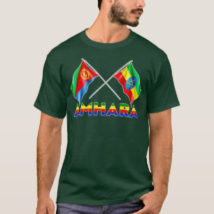 Amhara Ethiopië Eritrea Abyssinia Afrika TDesign T-shirt