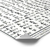 Amharic Alphabet Chart Ethiopian World Federation Poster (Hoek)