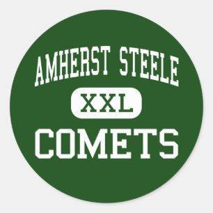 Amherst Steele - Kometen - Hoog - Amherst Ohio Ronde Sticker